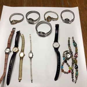 Lot of watches.  Elgin,  Pulsar, Timex and others